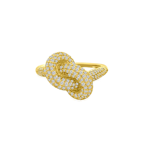 Diamond Knot Ring