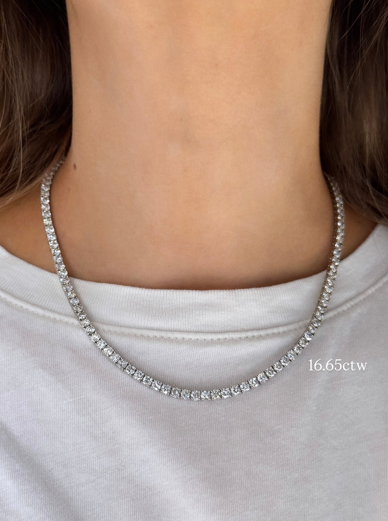 Classic Tennis Necklace - VAULT SALE