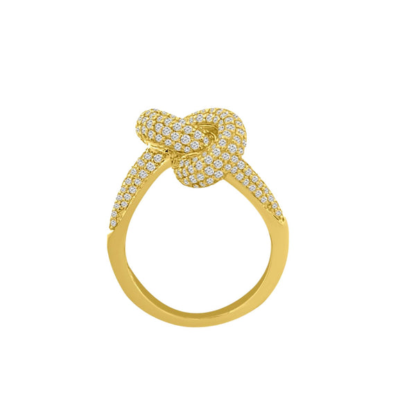 Diamond Knot Ring