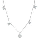 Diamond Quad Station Necklace
