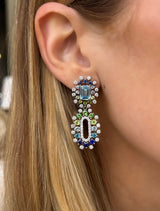 Peacock Drop Earrings
