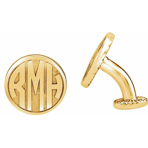 Monogram Cuff Links