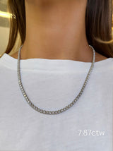 Scalloped Tennis Necklace