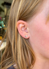 Asymmetrical Heart Studs