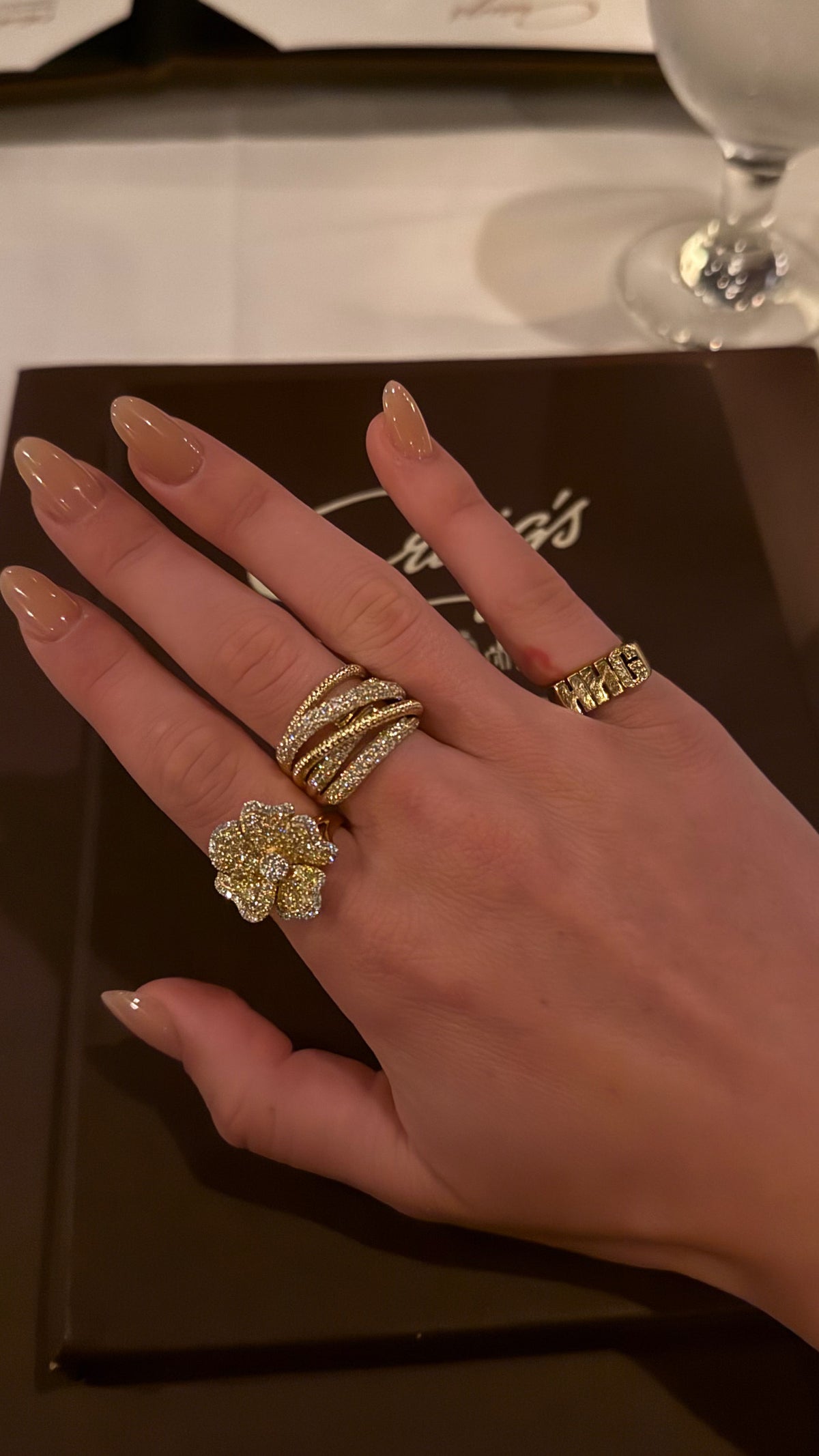 no　イニシャルR,M Diamond Initial Signet Ring – Milliard Diamond Concierge