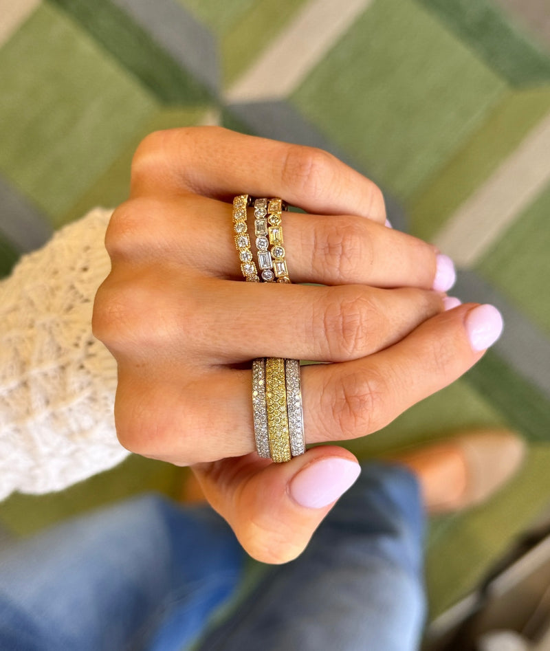 Yellow Diamond Spinner Ring – Milliard Diamond Concierge