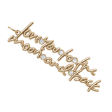 Bubble Handwriting Charm