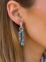 Gemstone Waterfall Earrings