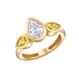 1.48ctw 3-Stone Pear Engagement Ring