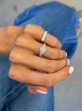 Pave Signet Pinky Ring