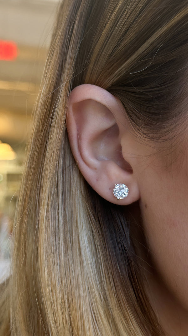 2.27ctw Diamond Studs - VAULT SALE