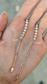 Paperclip Tennis Bracelet - VAULT SALE