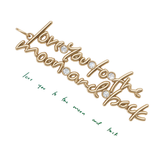 Bubble Handwriting Charm