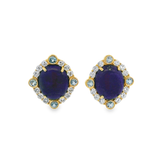 Cabochon Gemstone Earrings