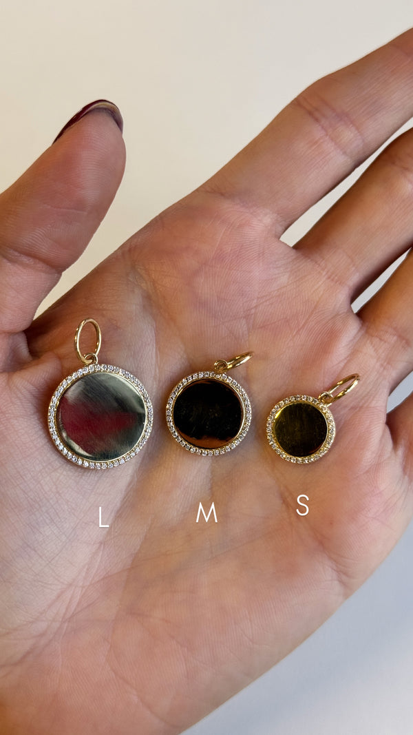 Diamond Halo Pendant