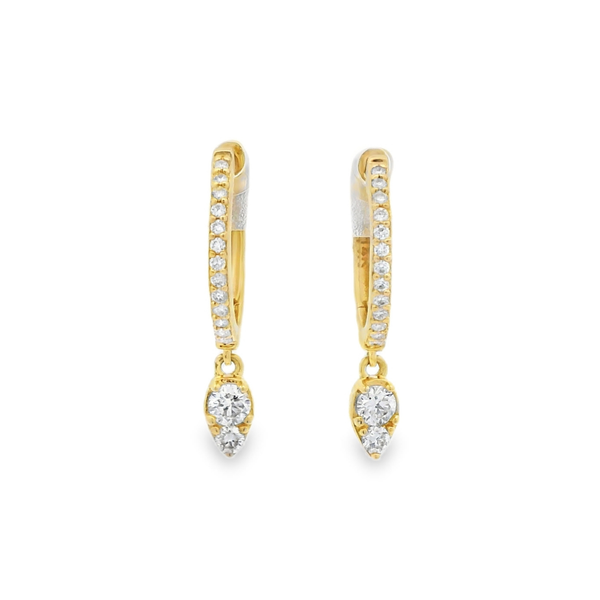 Pear Illusion Drop Huggies