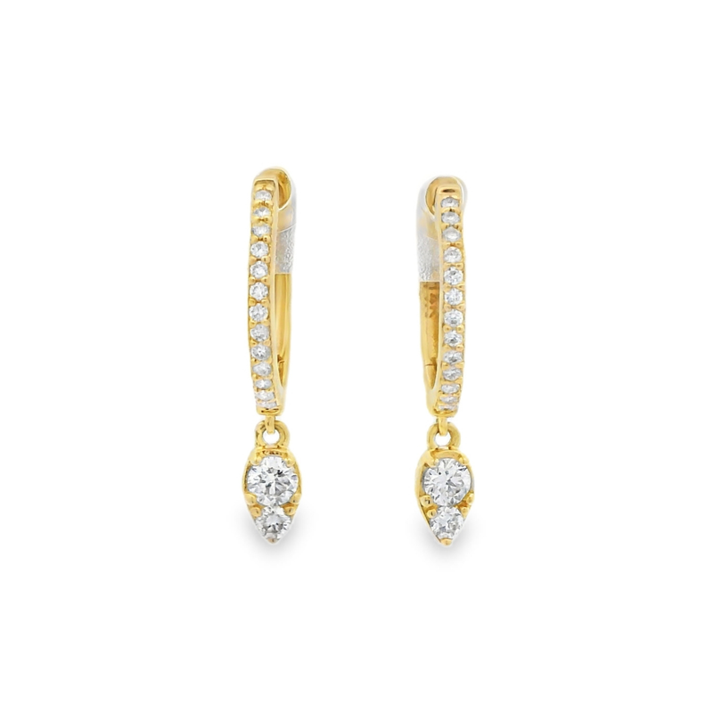 Pear Illusion Drop Huggies