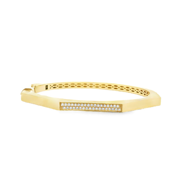 Octagon Hinge Bangle - VAULT SALE