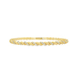 Diamond Twist Flex Bangle