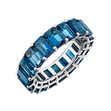 Gemstone Eternity Band