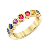 Rainbow Bezel Ring - VAULT SALE