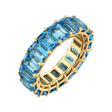 Gemstone Eternity Band