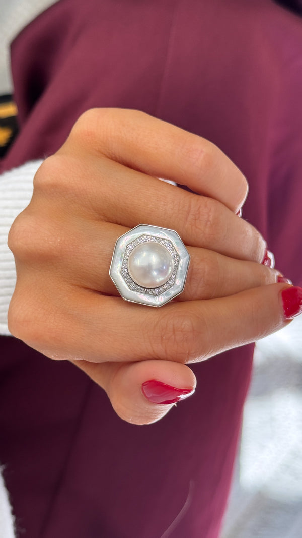 Pearl Cocktail Ring