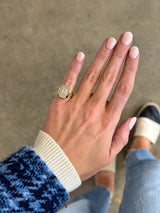 Square Signet Pinky Ring