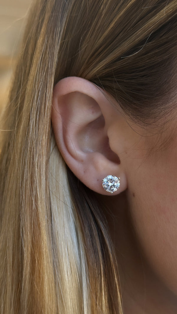 3.05ctw Diamond Studs - VAULT SALE