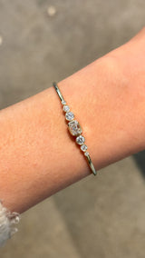 Bezel Diamond Cuff - VAULT SALE