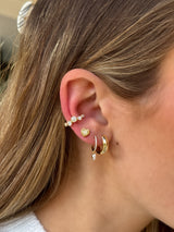 Bezel Diamond Ear Cuff