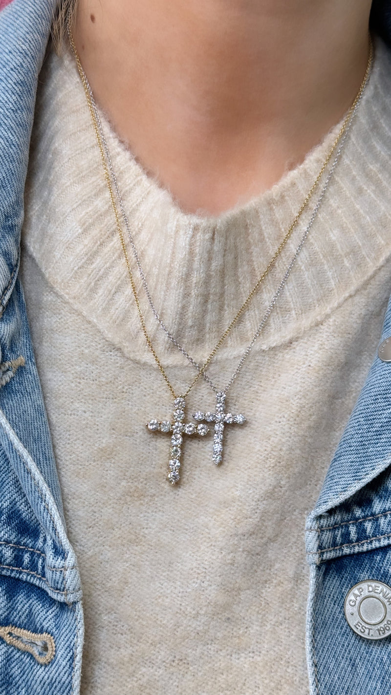 Diamond Scalloped Cross