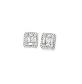 Diamond Mosaic Studs - VAULT SALE