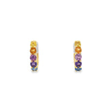 Everyday Gemstone Huggies