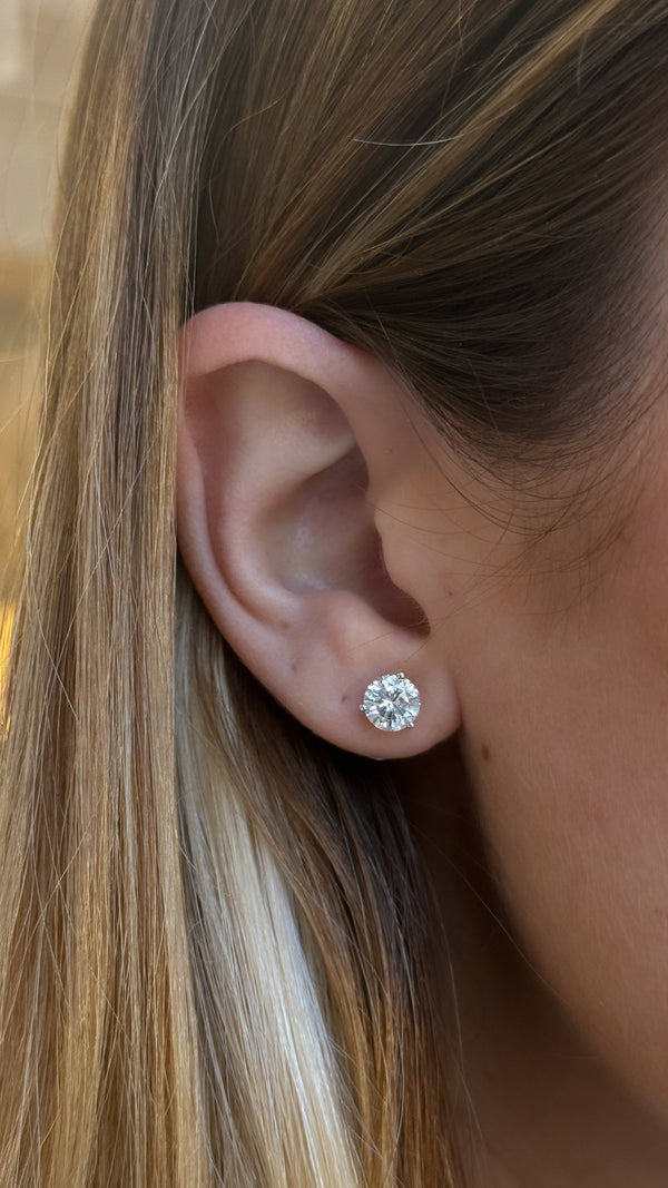 2.07ctw Diamond Studs - VAULT SALE