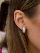 Cloud Pavé Hoops