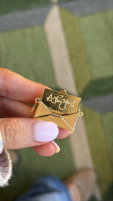 Custom Handwriting Note Necklace
