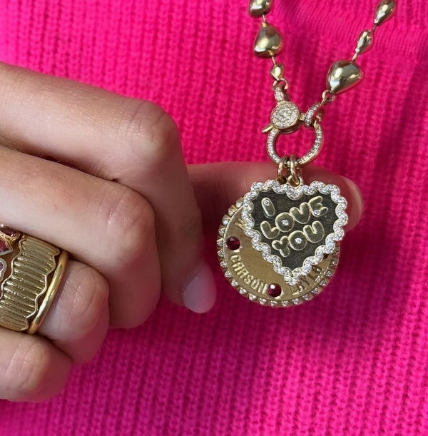 "I Love You" Pendant