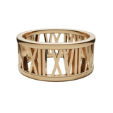 All Gold Roman Numeral Band
