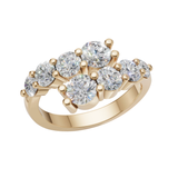 Diamond Bypass Ring