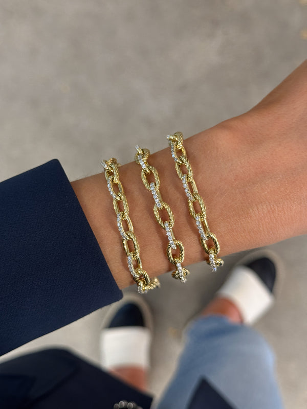 Vintage Gold Link Bracelet