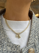 Cadena de clip de papel con fianza abierta