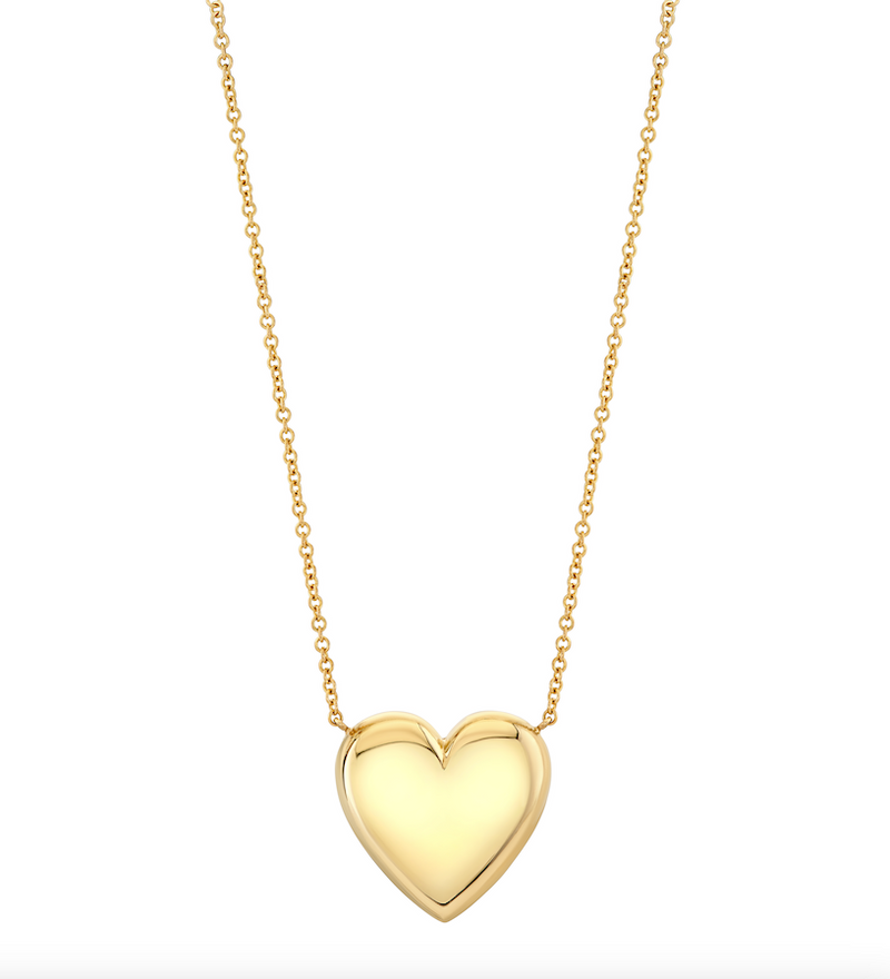 Mary Heart Necklace