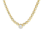 Bezel Tennis Necklace