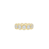 6.98ctw Round Bezel Eternity Band