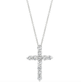 Diamond Scalloped Cross