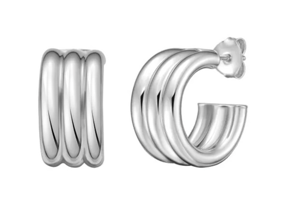 Triple Hoop Earrings