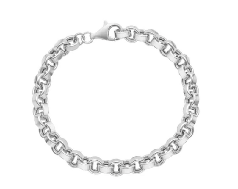 Silver Rolo Link Bracelet
