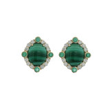 Cabochon Gemstone Earrings