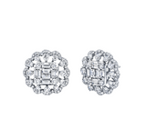 Pendientes con diamantes llamativos